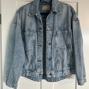 We The Free Light Blue Denim Jacket